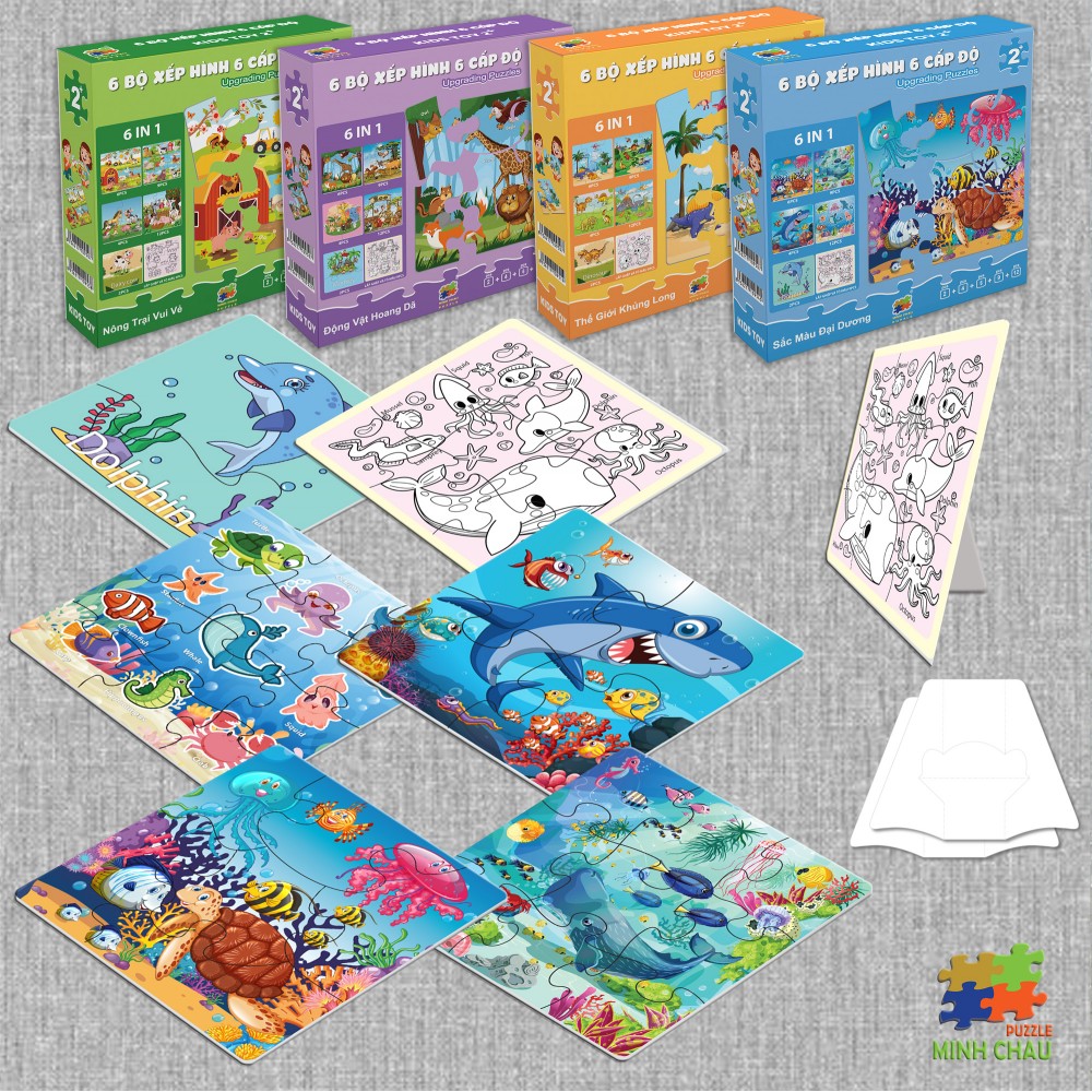 Set 6 bộ nhiều cấp độ